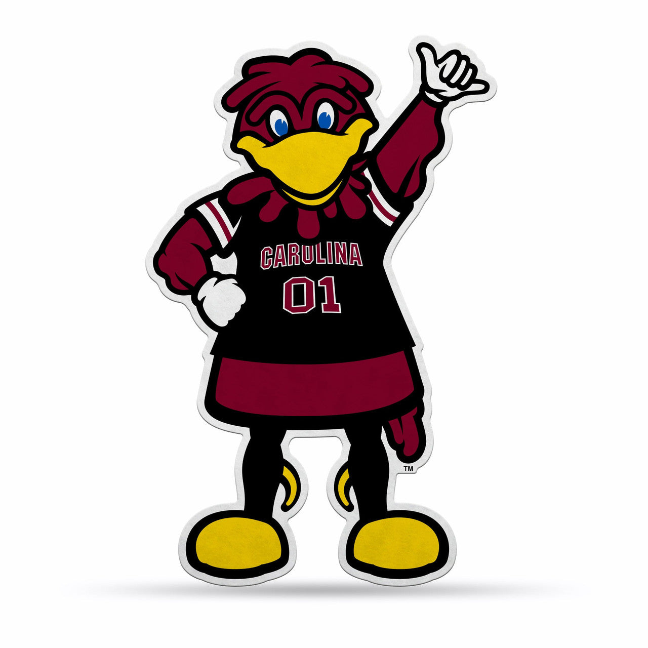 South Carolina Gamecocks Pennant Shape Cut Mascot Design - Sports Collectibles, Sports Memorabilia, Sports Fan Shop, Sports Gifts