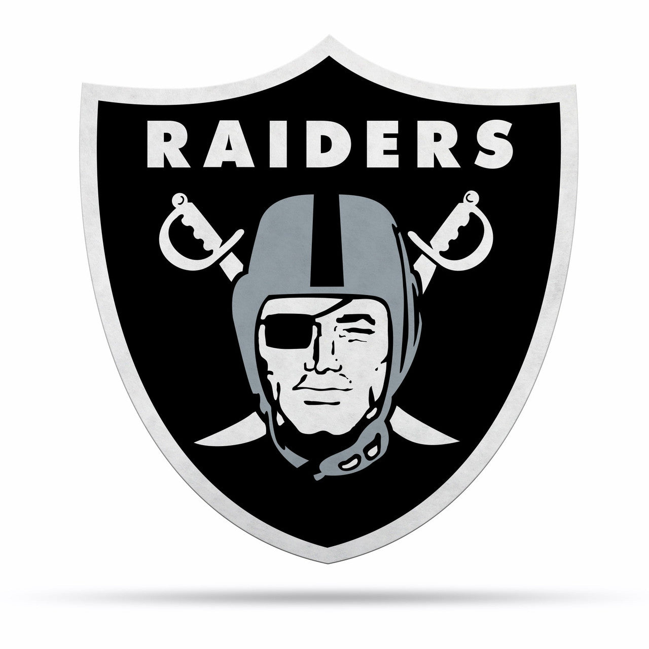 Las Vegas Raiders Pennant Shape Cut Logo Design - Sports Collectibles, Sports Memorabilia, Sports Fan Shop, Sports Gifts