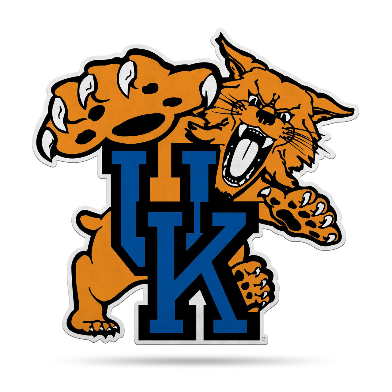 Kentucky Wildcats Pennant Shape Cut Mascot Design - Sports Collectibles, Sports Memorabilia, Sports Fan Shop, Sports Gifts