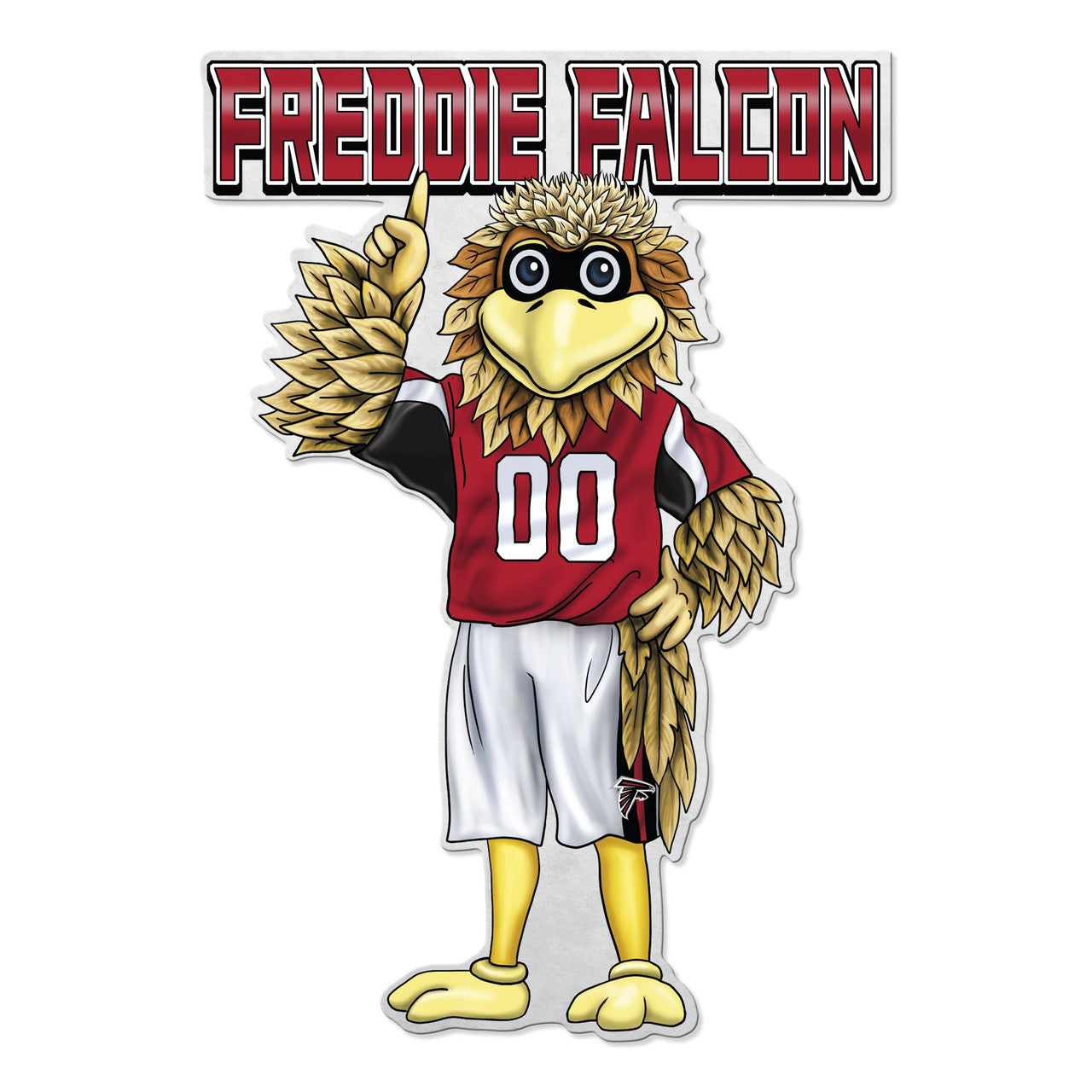 Atlanta Falcons Pennant Shape Cut Mascot Design - Sports Collectibles, Sports Memorabilia, Sports Fan Shop, Sports Gifts