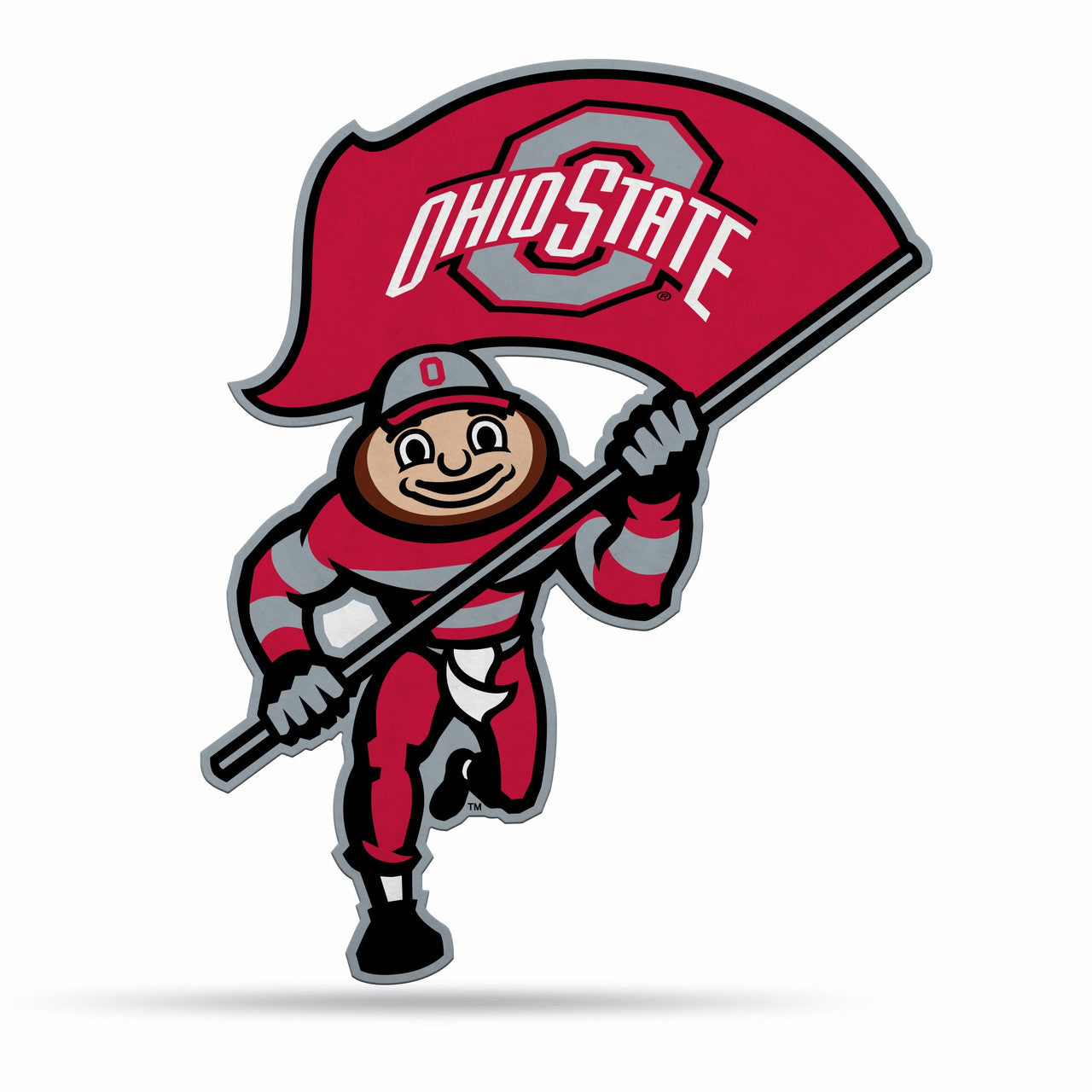 Ohio State Buckeyes Pennant Shape Cut Mascot Design - Sports Collectibles, Sports Memorabilia, Sports Fan Shop, Sports Gifts
