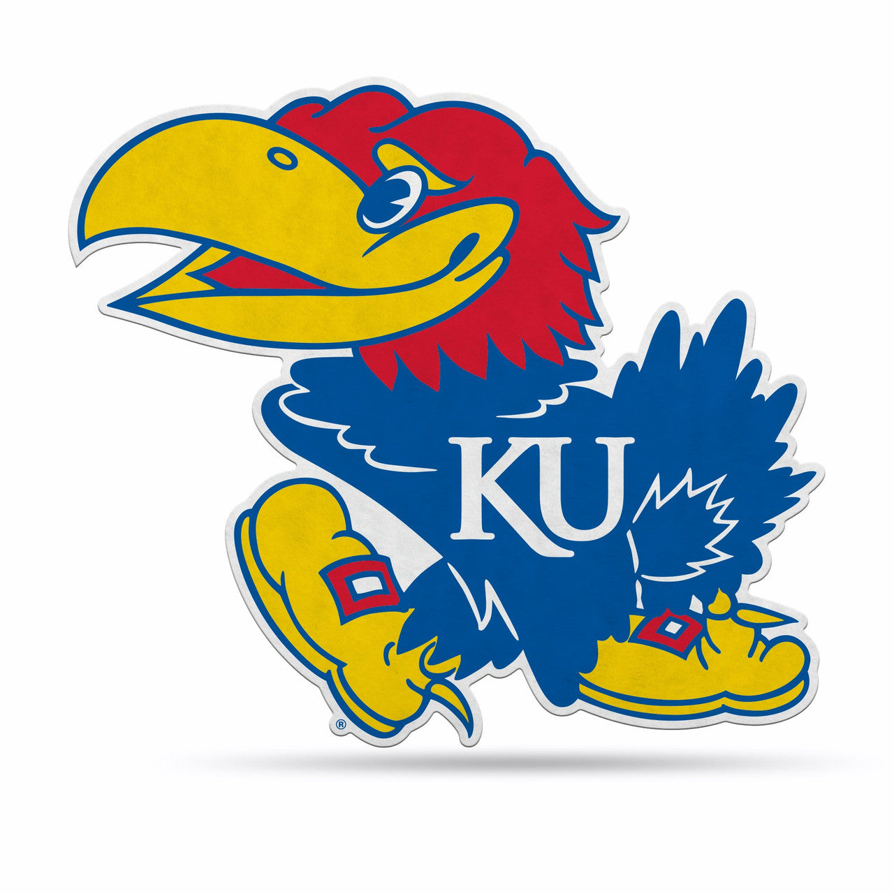 Kansas Jayhawks Pennant Shape Cut Logo Design - Sports Collectibles, Sports Memorabilia, Sports Fan Shop, Sports Gifts