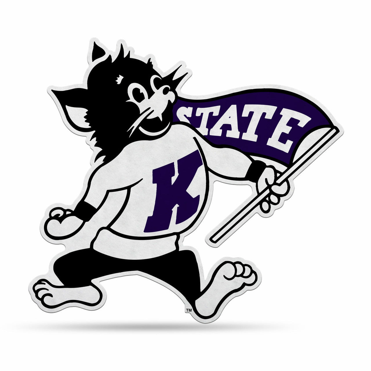 Kansas State Wildcats Pennant Shape Cut Mascot Design - Sports Collectibles, Sports Memorabilia, Sports Fan Shop, Sports Gifts