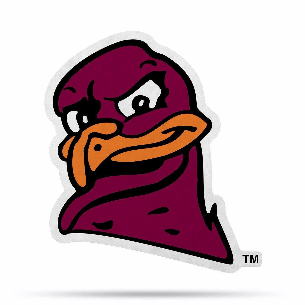 Virginia Tech Hokies Pennant Shape Cut Mascot Design - Sports Collectibles, Sports Memorabilia, Sports Fan Shop, Sports Gifts