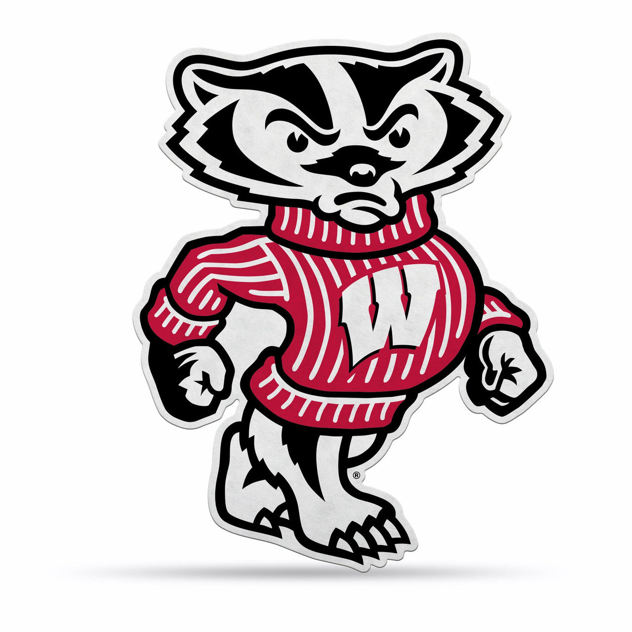 Wisconsin Badgers Pennant Shape Cut Mascot Design - Sports Collectibles, Sports Memorabilia, Sports Fan Shop, Sports Gifts