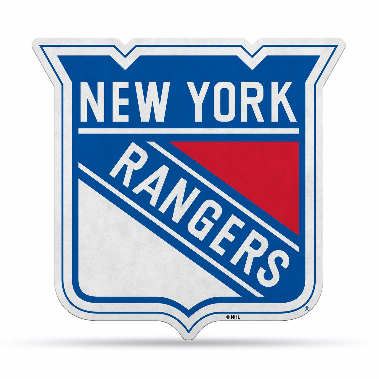 New York Rangers Pennant Shape Cut Logo Design - Sports Collectibles, Sports Memorabilia, Sports Fan Shop, Sports Gifts