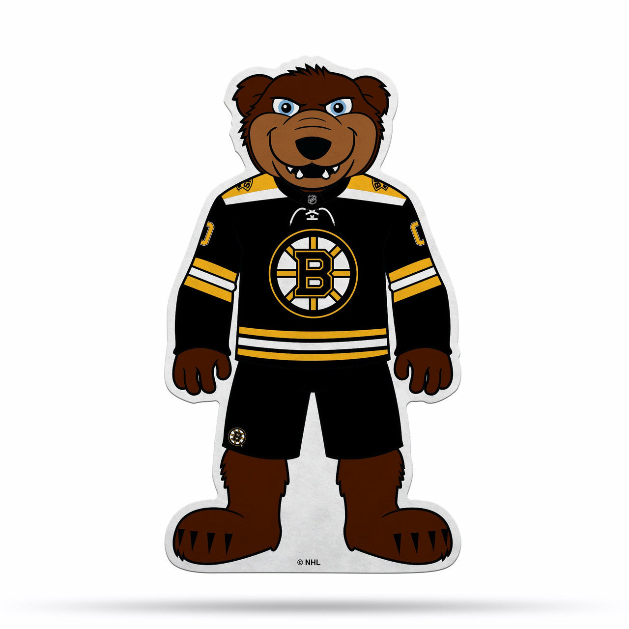 Boston Bruins Pennant Shape Cut Mascot Design - Sports Collectibles, Sports Memorabilia, Sports Fan Shop, Sports Gifts