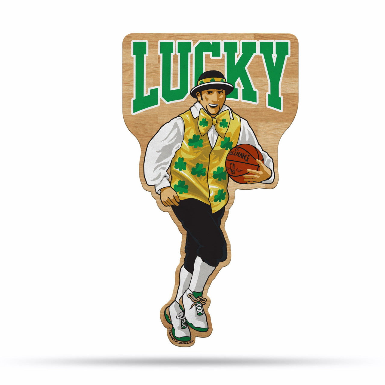 Boston Celtics Pennant Shape Cut Mascot Design Special Order - Sports Collectibles, Sports Memorabilia, Sports Fan Shop, Sports Gifts