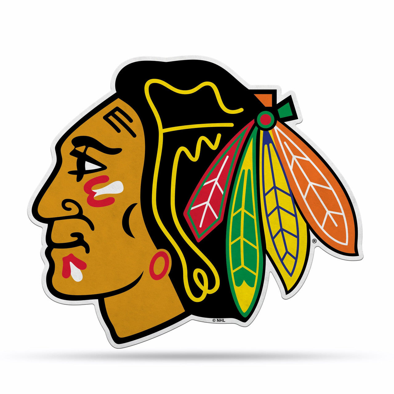 Chicago Blackhawks Pennant Shape Cut Logo Design - Sports Collectibles, Sports Memorabilia, Sports Fan Shop, Sports Gifts