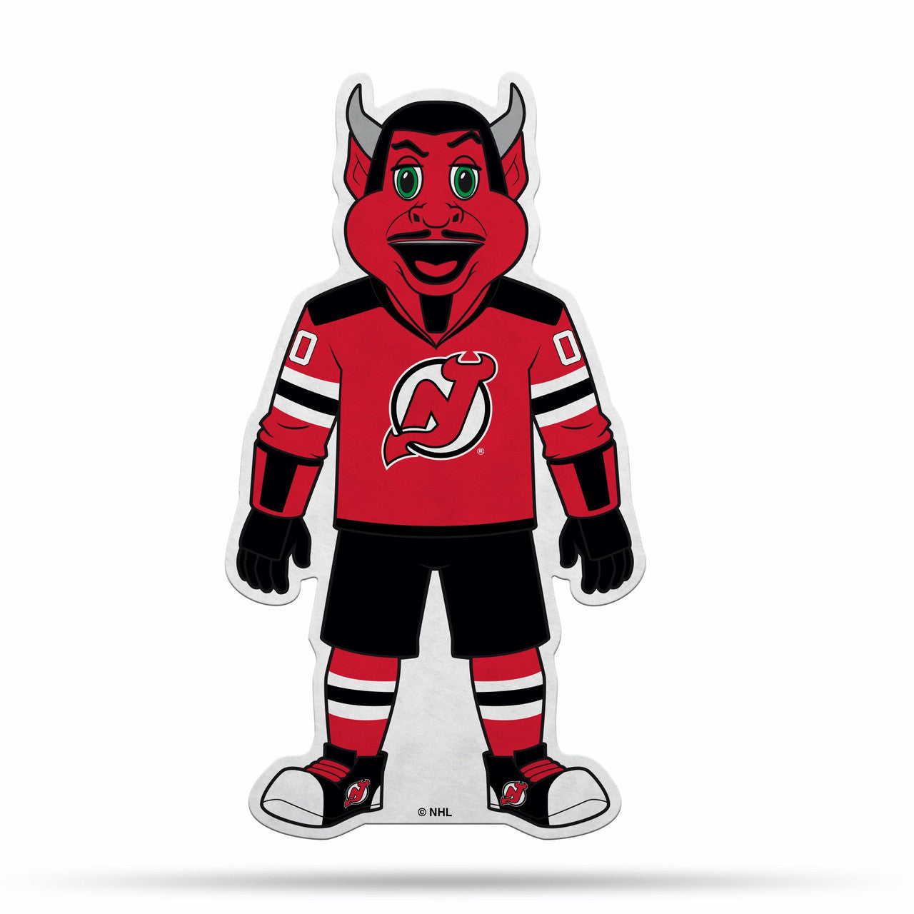 New Jersey Devils Pennant Shape Cut Mascot Design Special Order - Sports Collectibles, Sports Memorabilia, Sports Fan Shop, Sports Gifts