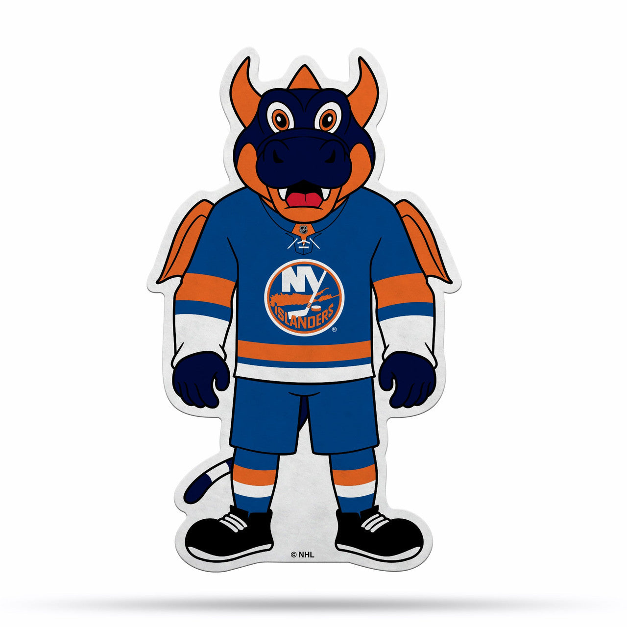 New York Islanders Pennant Shape Cut Mascot Design Special Order - Sports Collectibles, Sports Memorabilia, Sports Fan Shop, Sports Gifts