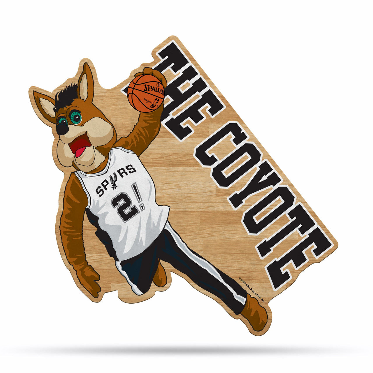 San Antonio Spurs Pennant Shape Cut Mascot Design Special Order - Sports Collectibles, Sports Memorabilia, Sports Fan Shop, Sports Gifts
