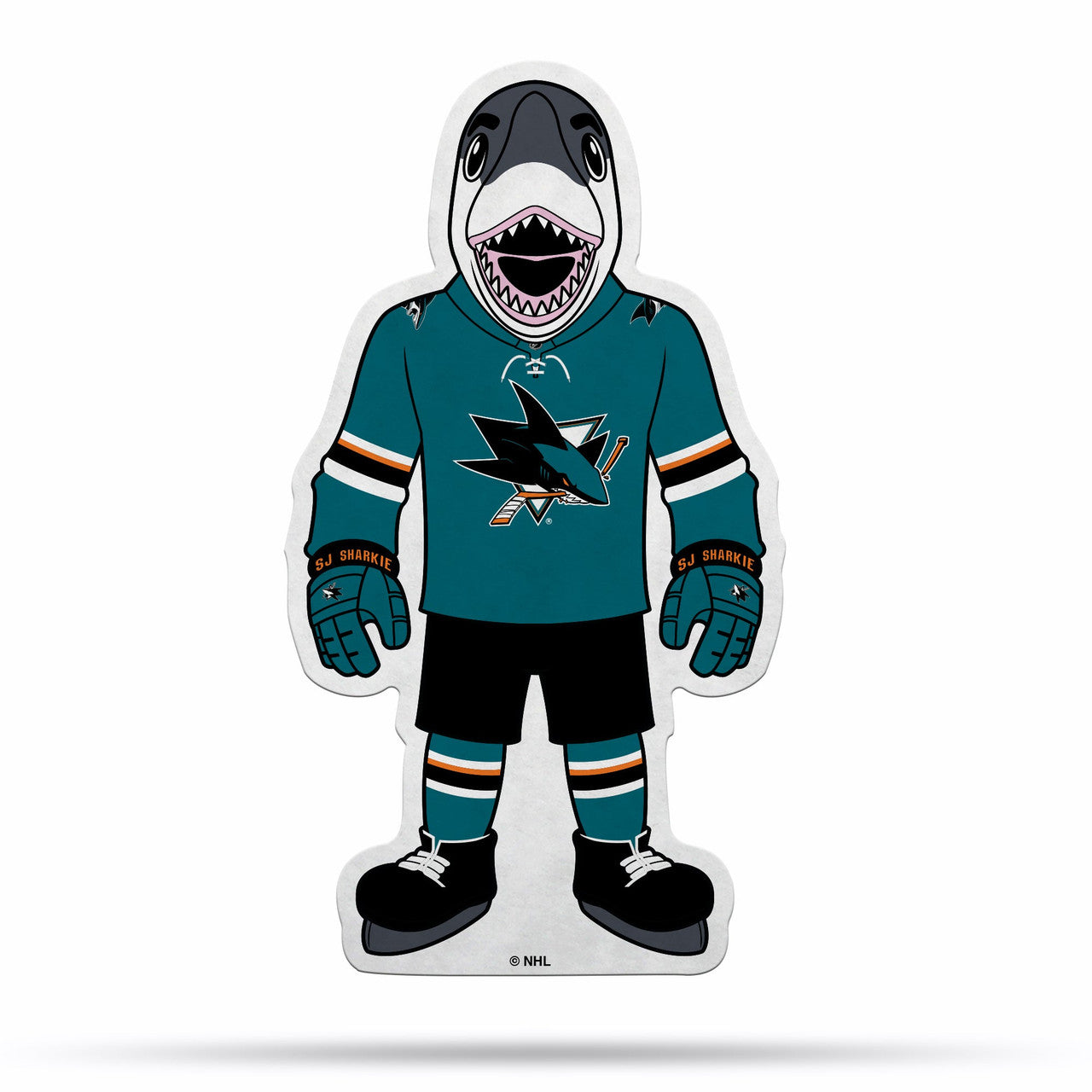 San Jose Sharks Pennant Shape Cut Mascot Design Special Order - Sports Collectibles, Sports Memorabilia, Sports Fan Shop, Sports Gifts
