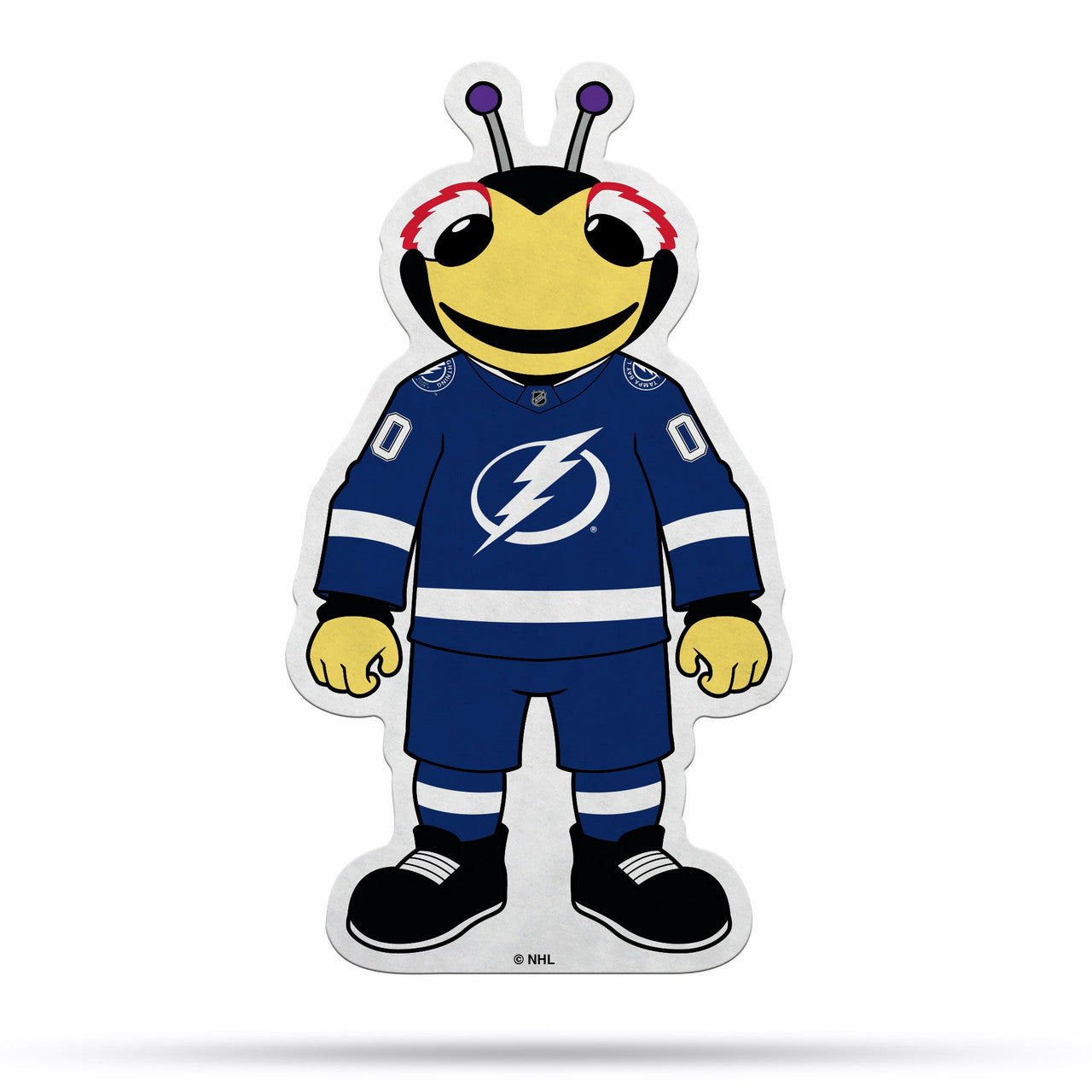 Tampa Bay Lightning Pennant Shape Cut Mascot Design - Sports Collectibles, Sports Memorabilia, Sports Fan Shop, Sports Gifts
