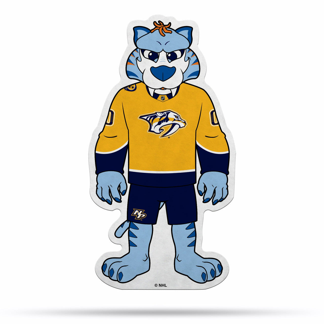 Nashville Predators Pennant Shape Cut Mascot Design - Sports Collectibles, Sports Memorabilia, Sports Fan Shop, Sports Gifts