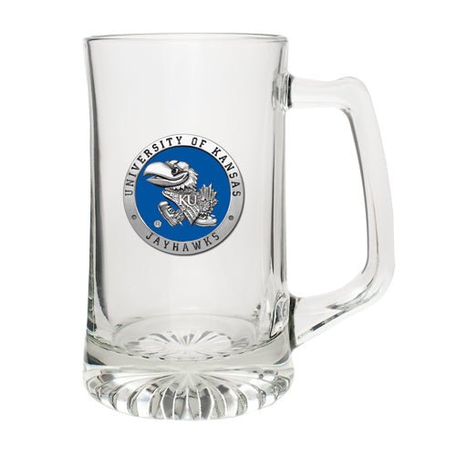 University of Kansas Super Stein - Sports Gifts, Sports Memorabilia, Sports Collectibles, Fan Shop