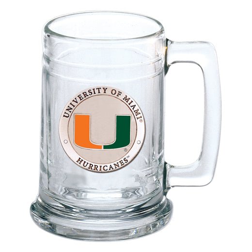 University of Miami Stein - Sports Gifts, Sports Memorabilia, Sports Collectibles, Fan Shop