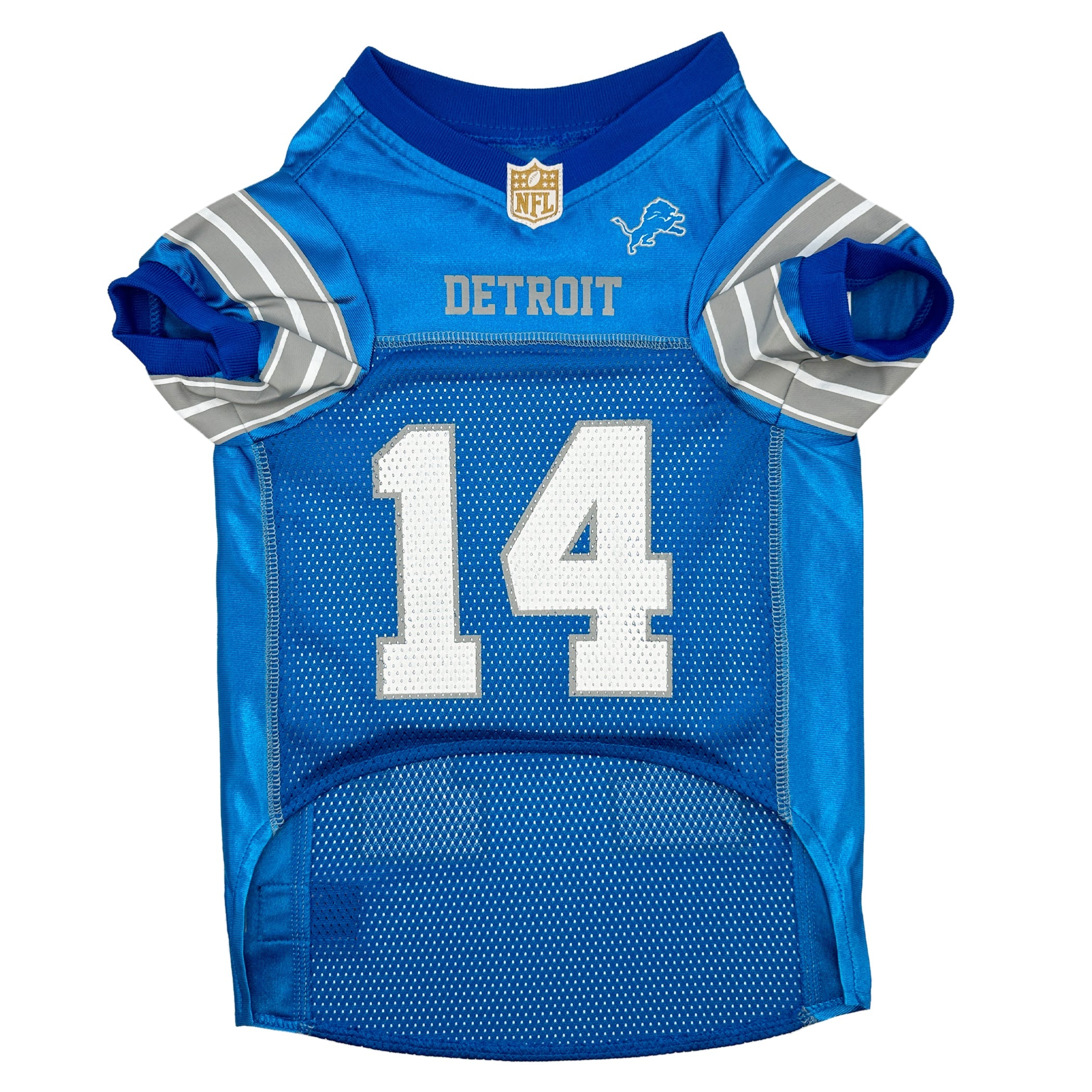 Amon-Ra St. Brown Pet Striped Jersey (Det) - Sports Collectibles, Sports Memorabilia, Sports Fan Shop, Sports Gifts
