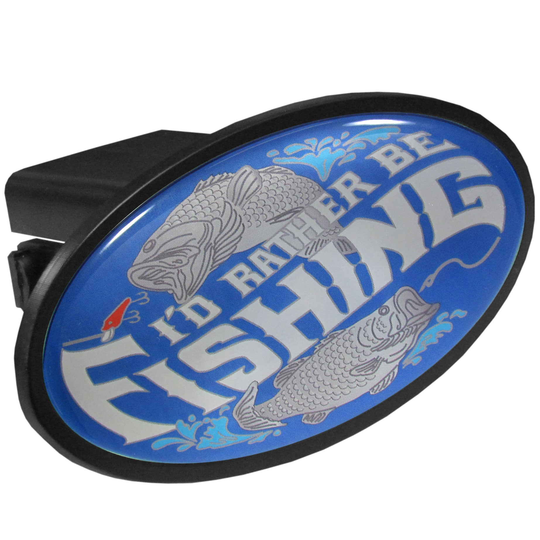 I'd Rather be Fishing Plastic Hitch Cover Class III