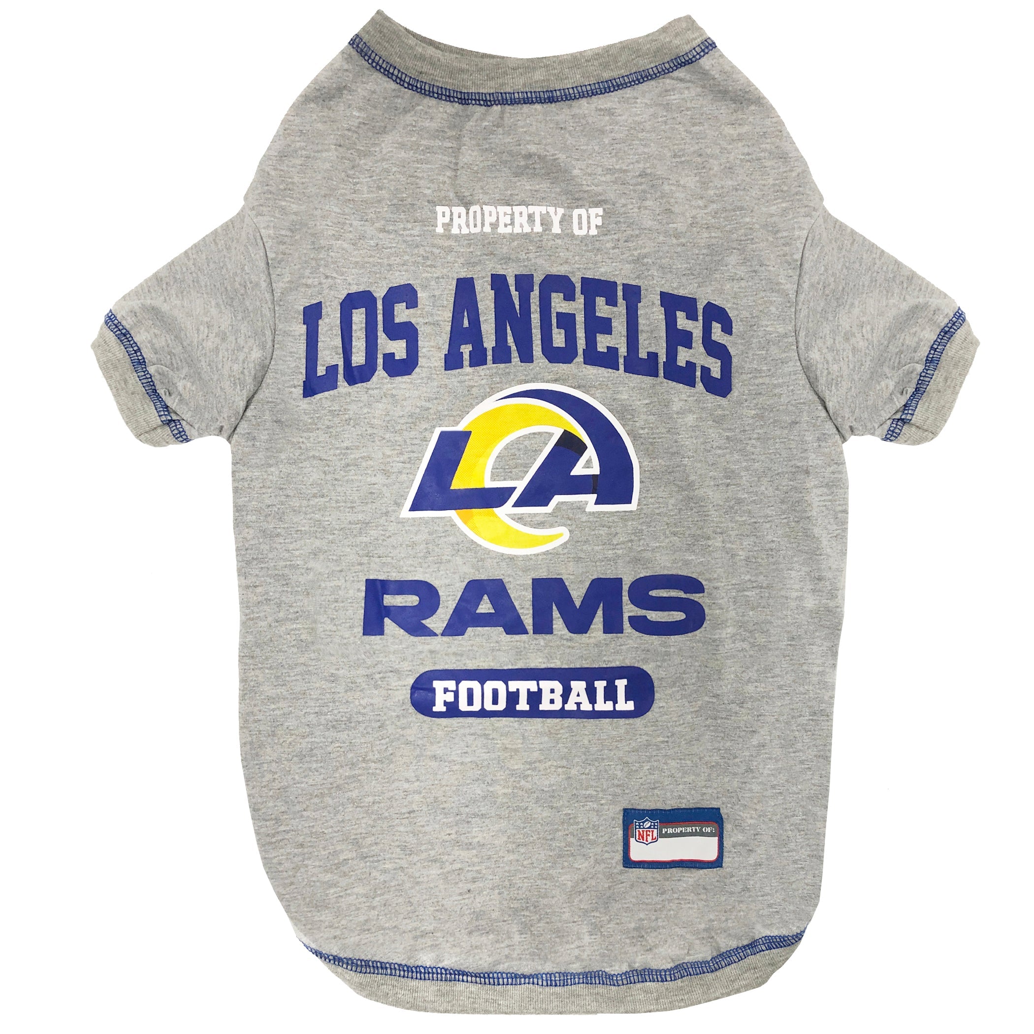 Los Angeles Rams Dog Tee Shirt by Pets First - Sports Collectibles, Sports Memorabilia, Sports Fan Shop, Sports Gifts