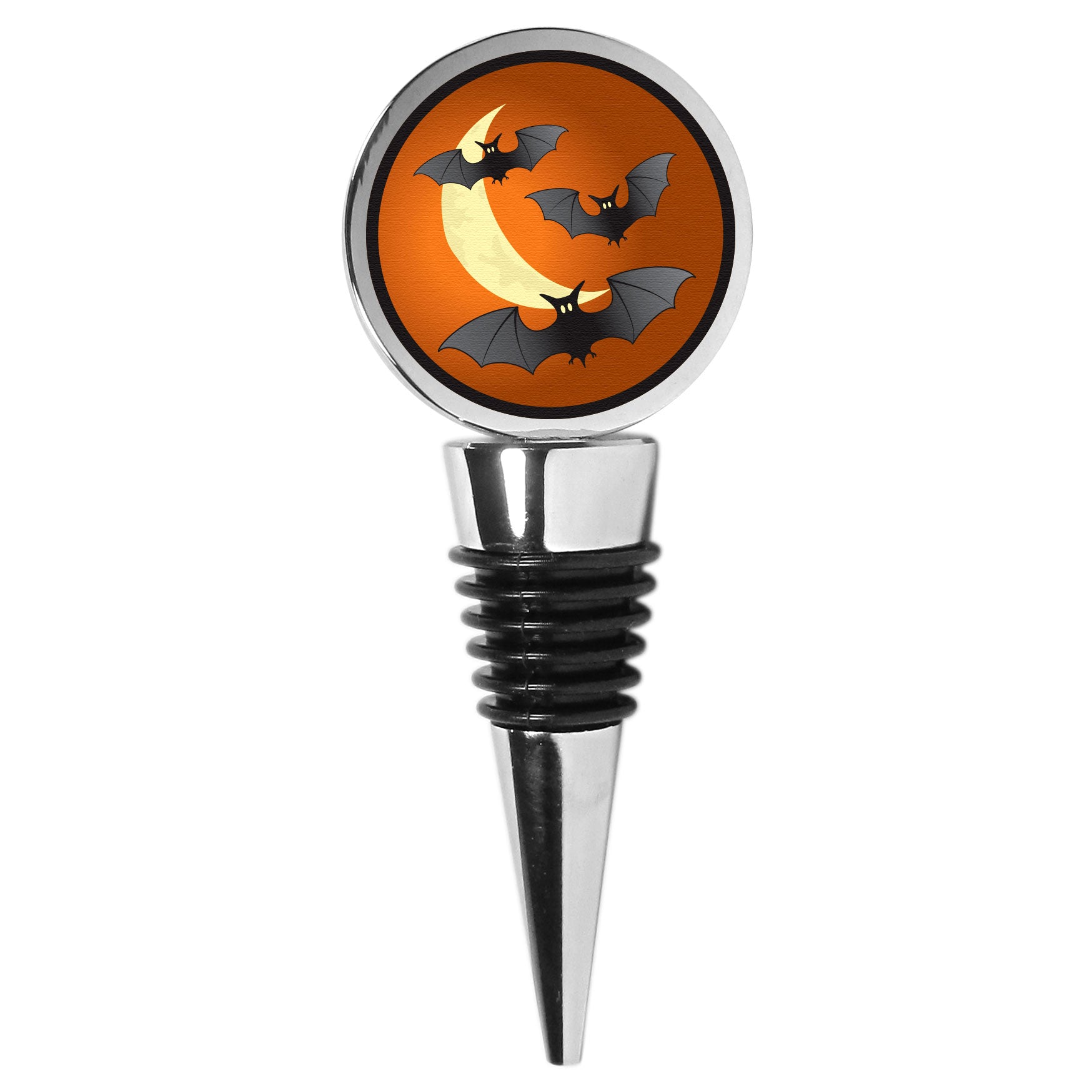 Hissing Black Cat Wine Stopper