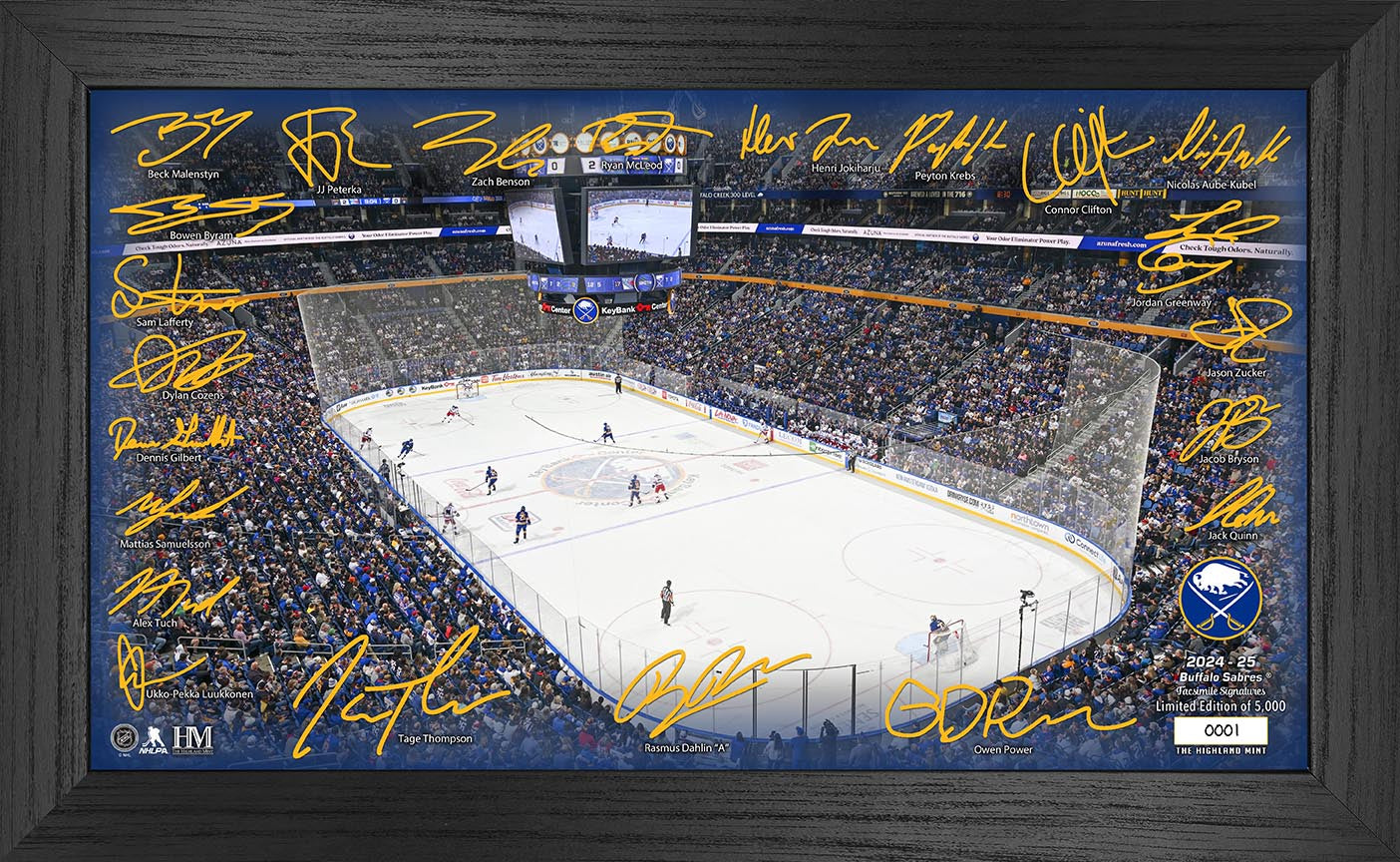 Buffalo Sabres 2024-25 Signature Rink - Sports Collectibles, Sports Memorabilia, Sports Fan Shop, Sports Gifts