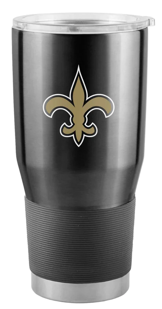New Orleans Saints Travel Tumbler 30oz Stainless Steel - Sports Collectibles, Sports Memorabilia, Sports Fan Shop, Sports Gifts