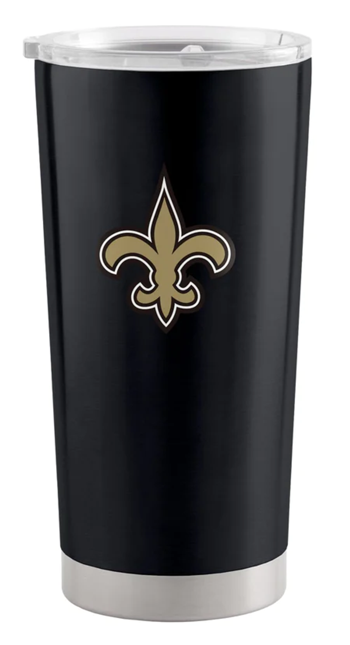 New Orleans Saints Travel Tumbler 20oz Stainless Steel - Sports Collectibles, Sports Memorabilia, Sports Fan Shop, Sports Gifts