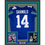 Framed Autographed/Signed Sam Darnold 35x39 Seattle Blue Retro Football Jersey Beckett BAS COA