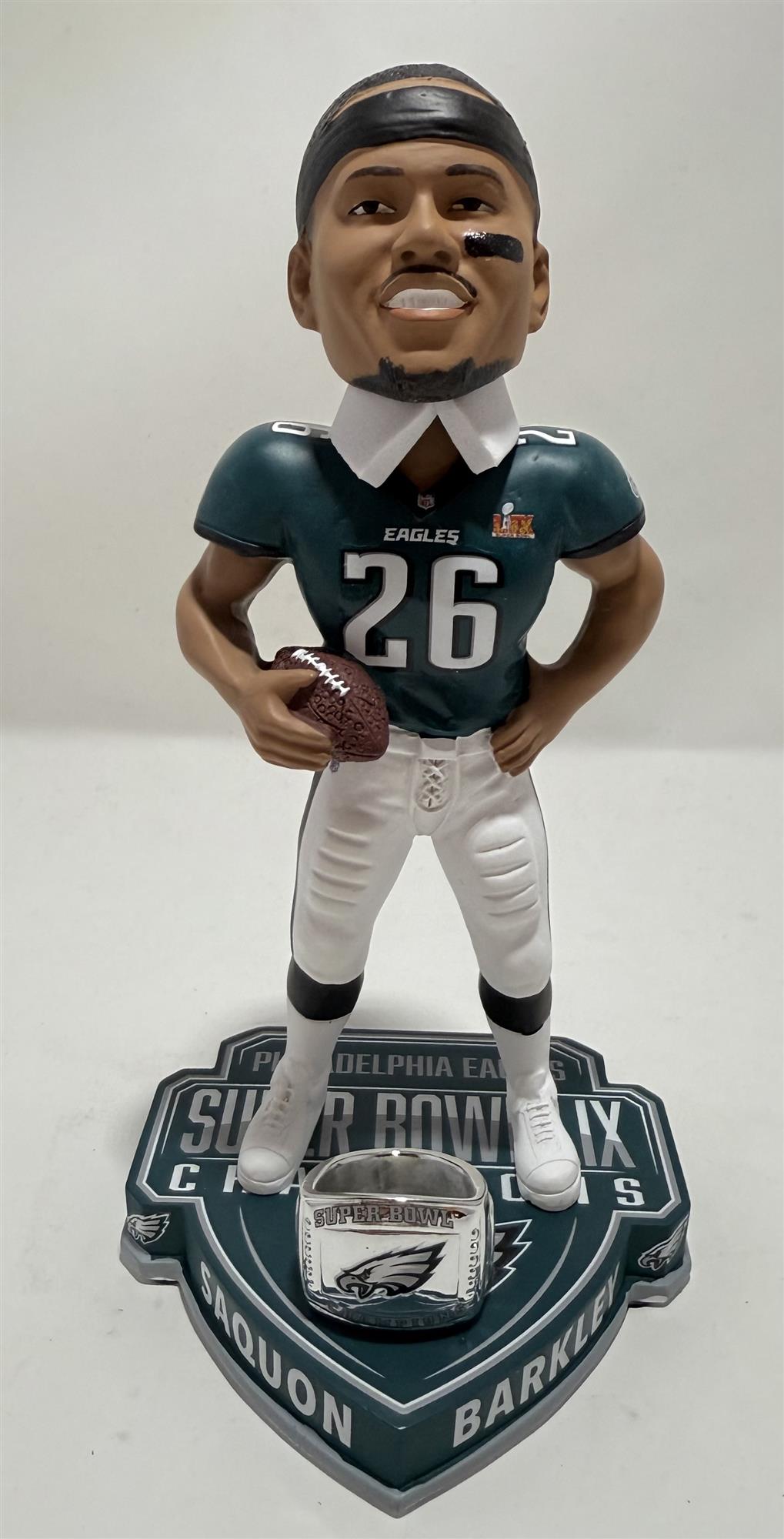 SAQUON BARKLEY 2025 SUPER BOWL LIX CHAMPIONS FOCO PHILADELPHIA EAGLES BOBBLEHEAD - Sports Gifts, Sports Memorabilia, Sports Collectibles, Fan Shop
