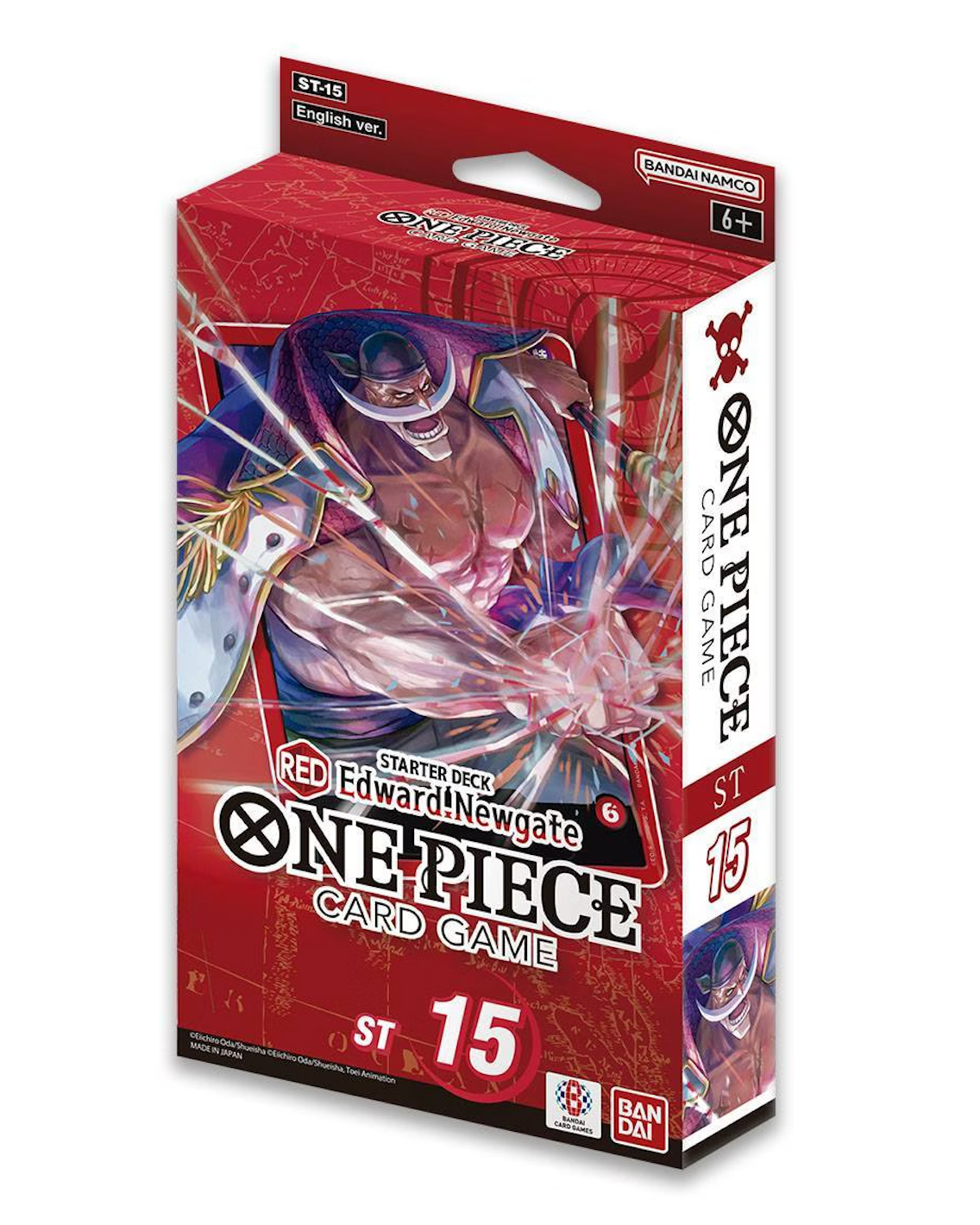 One Piece Trading Card Game: Red Edward Newgate Starter Deck ST15 - Sports Collectibles, Sports Memorabilia, Sports Fan Shop, Sports Gifts