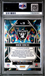 Graded 2024 Panini Prizm Brock Bowers #20 Prizmatic Green Ice Rookie RC Football Card PSA 10 Gem Mint