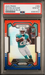 Graded 2023 Panini Prizm Devon Achane #365 Red/White/Blue Rookie RC Football Card PSA 10 Gem Mint