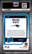 Graded 2024 Panini Donruss Drake Maye #379 Press Proof Blue Rookie RC Football Card PSA 9 Mint