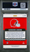 Graded 2025 Panini Revolution Quinshon Judkins #236 Rookie RC Football Card PSA 10 Gem Mint