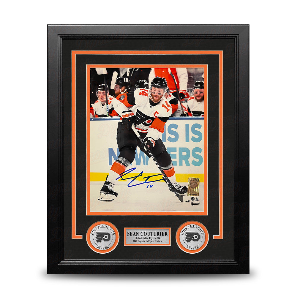 Sean Couturier 2024 Stadium Series Action Philadelphia Flyers Autographed 8x10 Framed Hockey Photo - Sports Collectibles, Sports Memorabilia, Sports Fan Shop, Sports Gifts