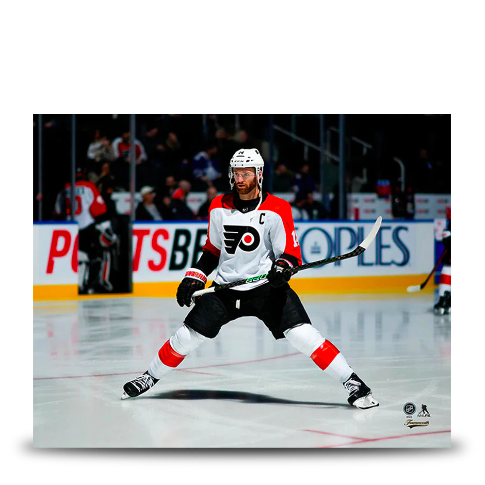 Sean Couturier Skating as Captain Philadelphia Flyers 8" x 10" Hockey Photo - Sports Collectibles, Sports Memorabilia, Sports Fan Shop, Sports Gifts