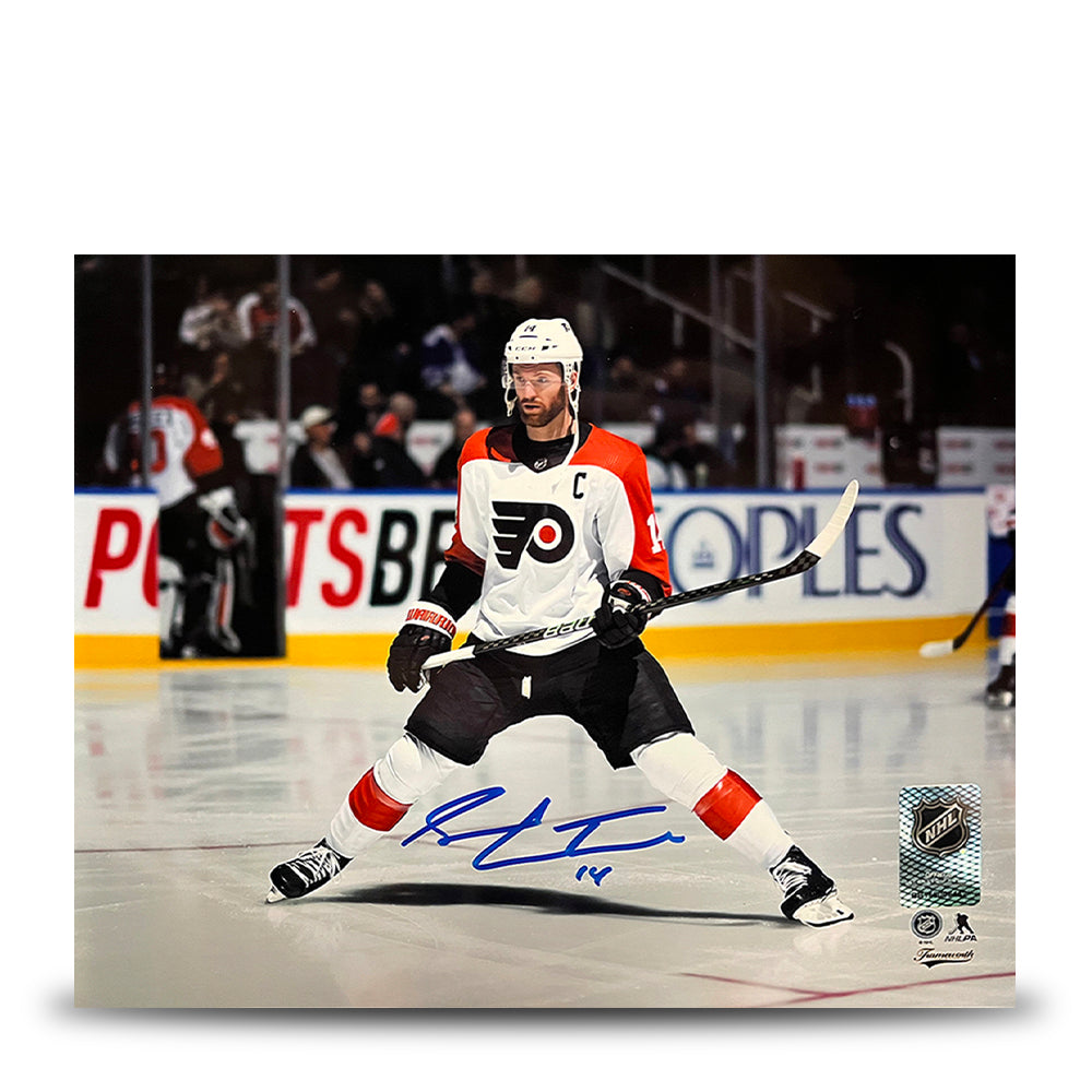 Sean Couturier Captain Skating Action Philadelphia Flyers Autographed 11" x 14" Hockey Photo - Sports Collectibles, Sports Memorabilia, Sports Fan Shop, Sports Gifts