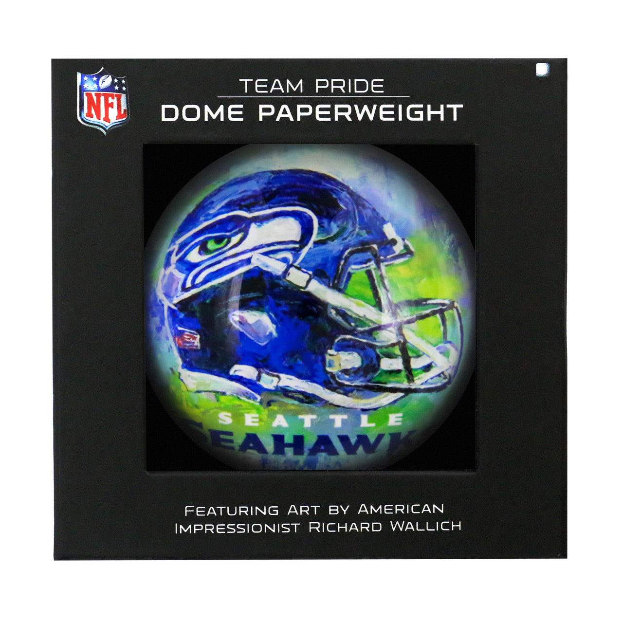 Seattle Seahawks Paperweight Domed - Sports Collectibles, Sports Memorabilia, Sports Fan Shop, Sports Gifts