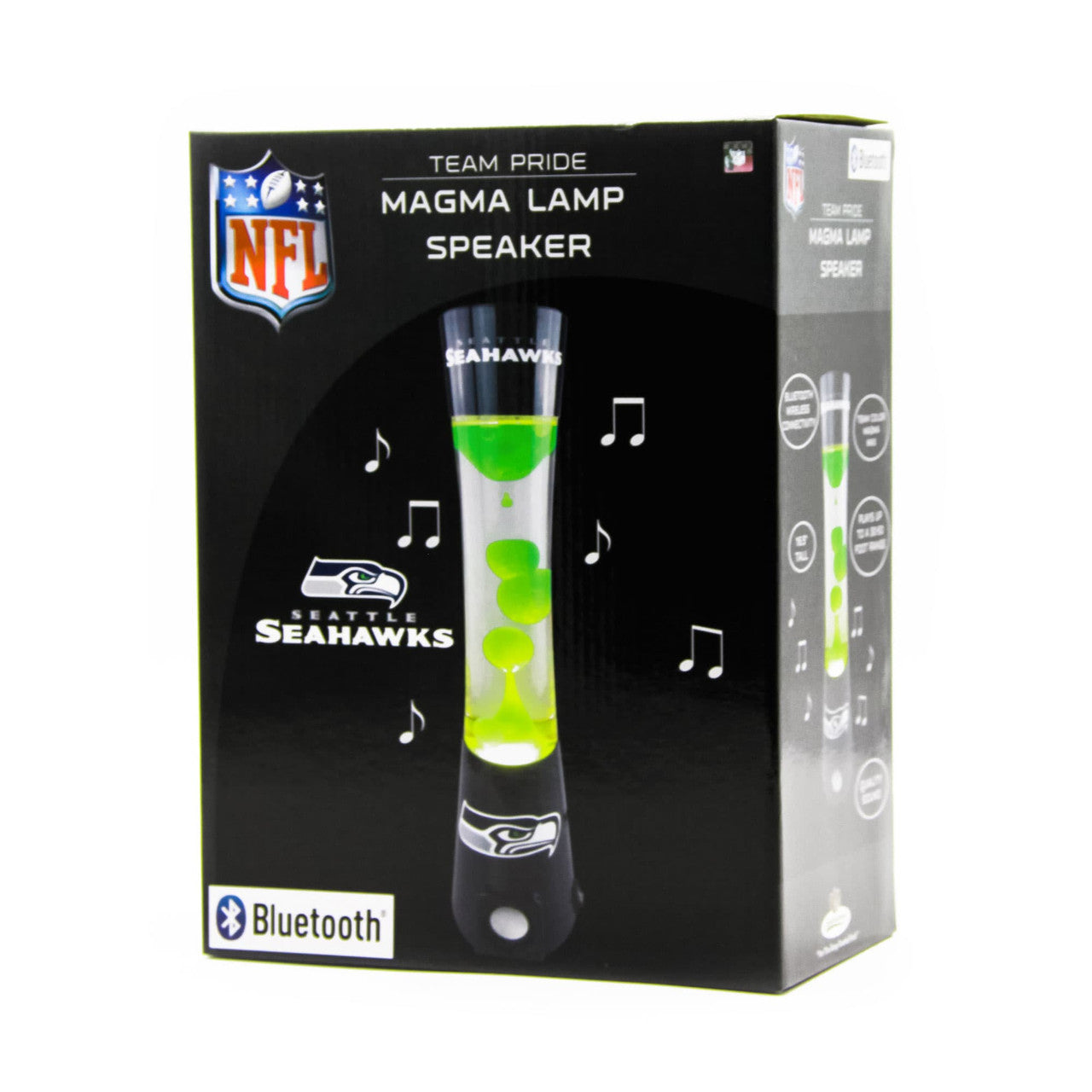 Seattle Seahawks Magma Lamp - Bluetooth Speaker - Sports Collectibles, Sports Memorabilia, Sports Fan Shop, Sports Gifts