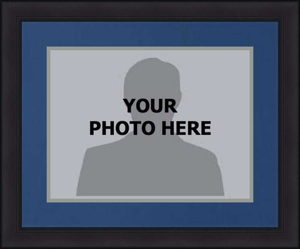 MLB Baseball Photo Picture Frame Kit - Detroit Tigers (Navy Matting, Gray Trim) - Sports Collectibles, Sports Memorabilia, Sports Fan Shop, Sports Gifts