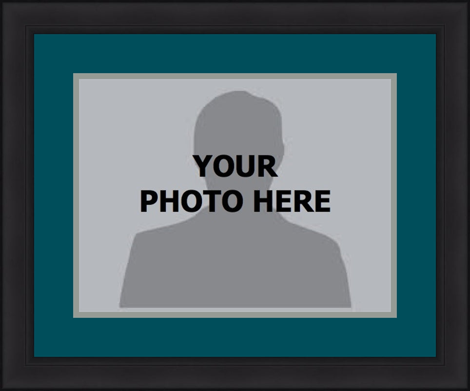 MLB Baseball Photo Picture Frame Kit - Seattle Mariners (Northwest Green Matting, Gray Trim) - Sports Collectibles, Sports Memorabilia, Sports Fan Shop, Sports Gifts