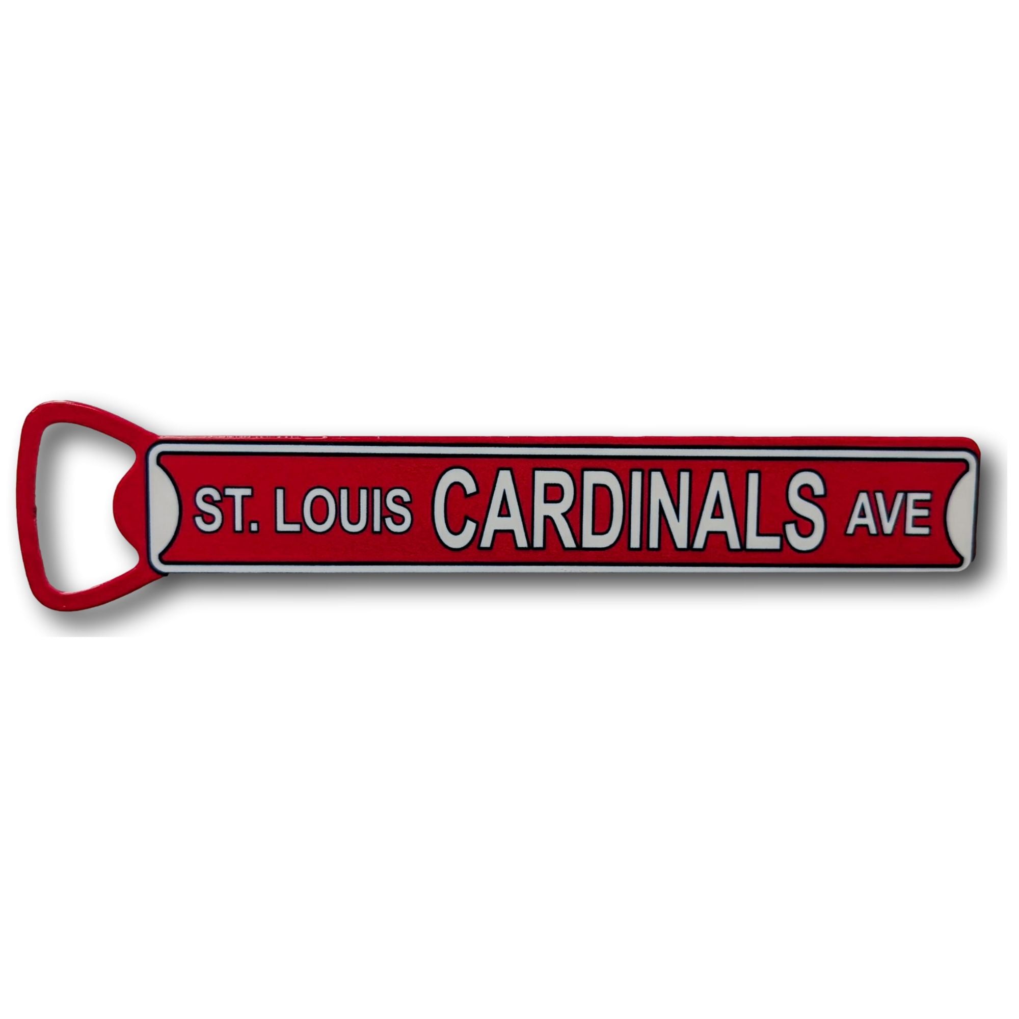 St. Louis Cardinals - Red - Steel Bottle Opener