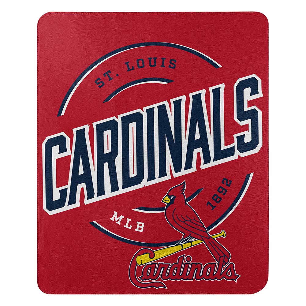 St. Louis Cardinals 50" x 60" Campaign Fleece Blanket - Sports Collectibles, Sports Memorabilia, Sports Fan Shop, Sports Gifts