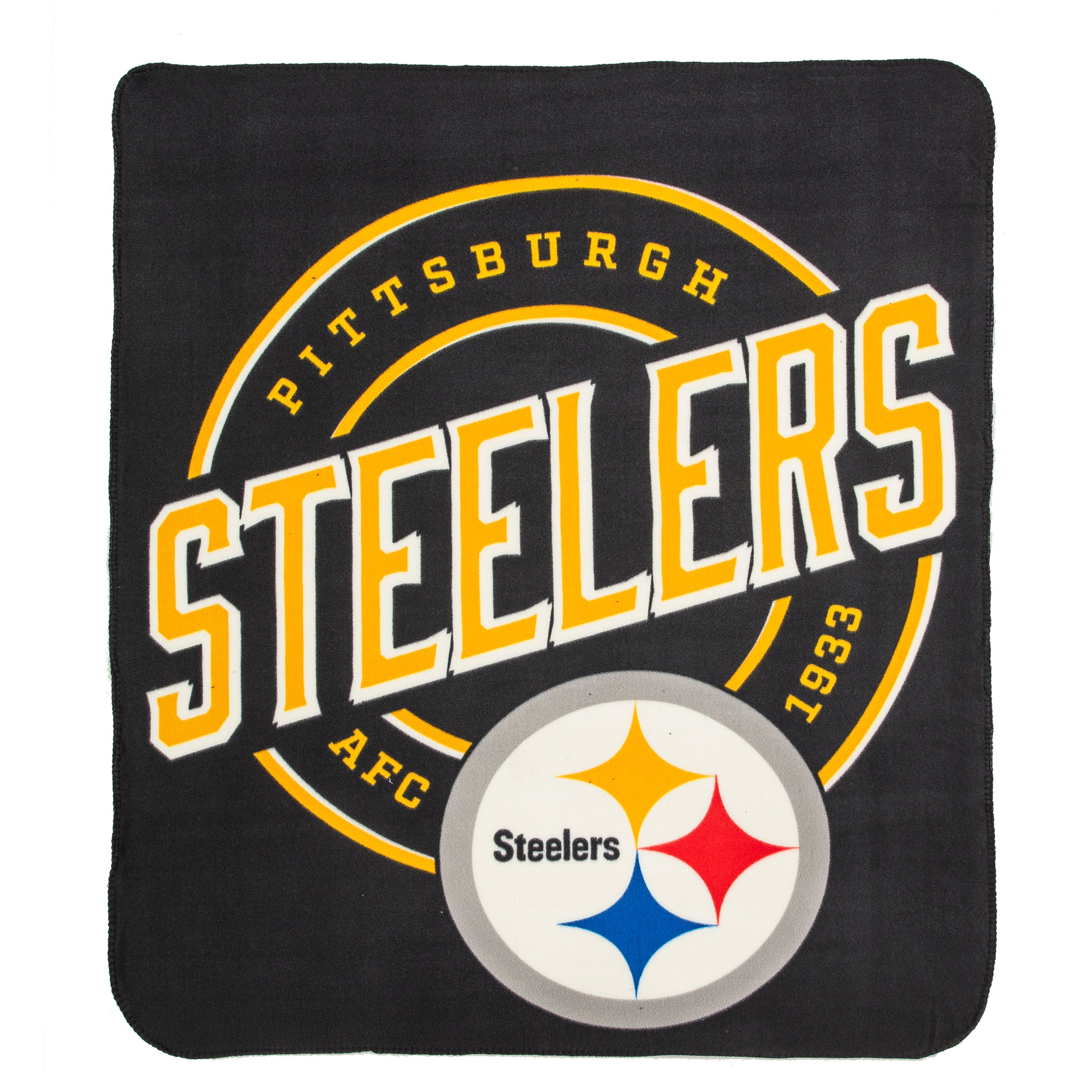 Pittsburgh Steelers 50" x 60" Campaign Fleece Blanket - Sports Collectibles, Sports Memorabilia, Sports Fan Shop, Sports Gifts