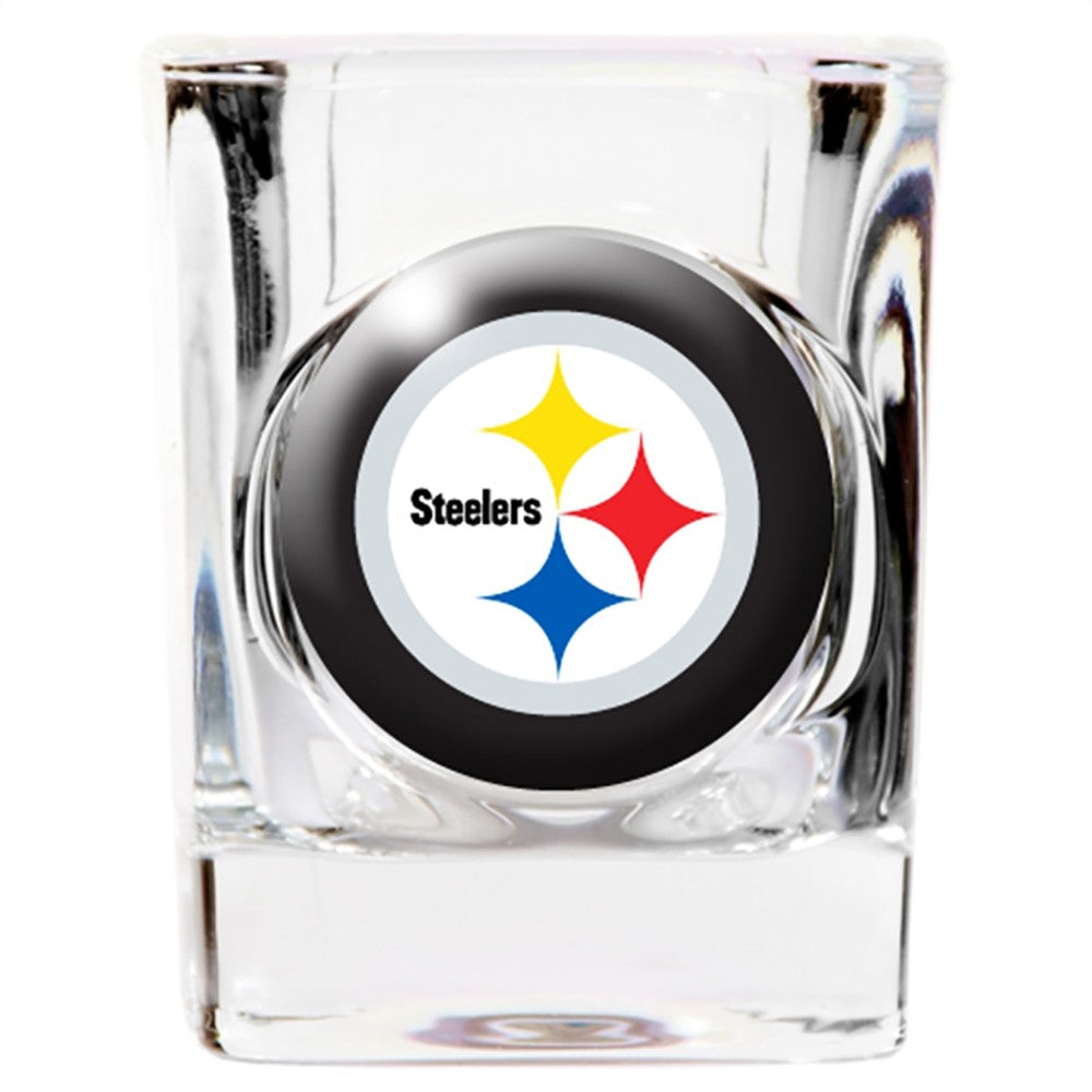 Pittsburgh Steelers Square Shot Glass - Sports Collectibles, Sports Memorabilia, Sports Fan Shop, Sports Gifts