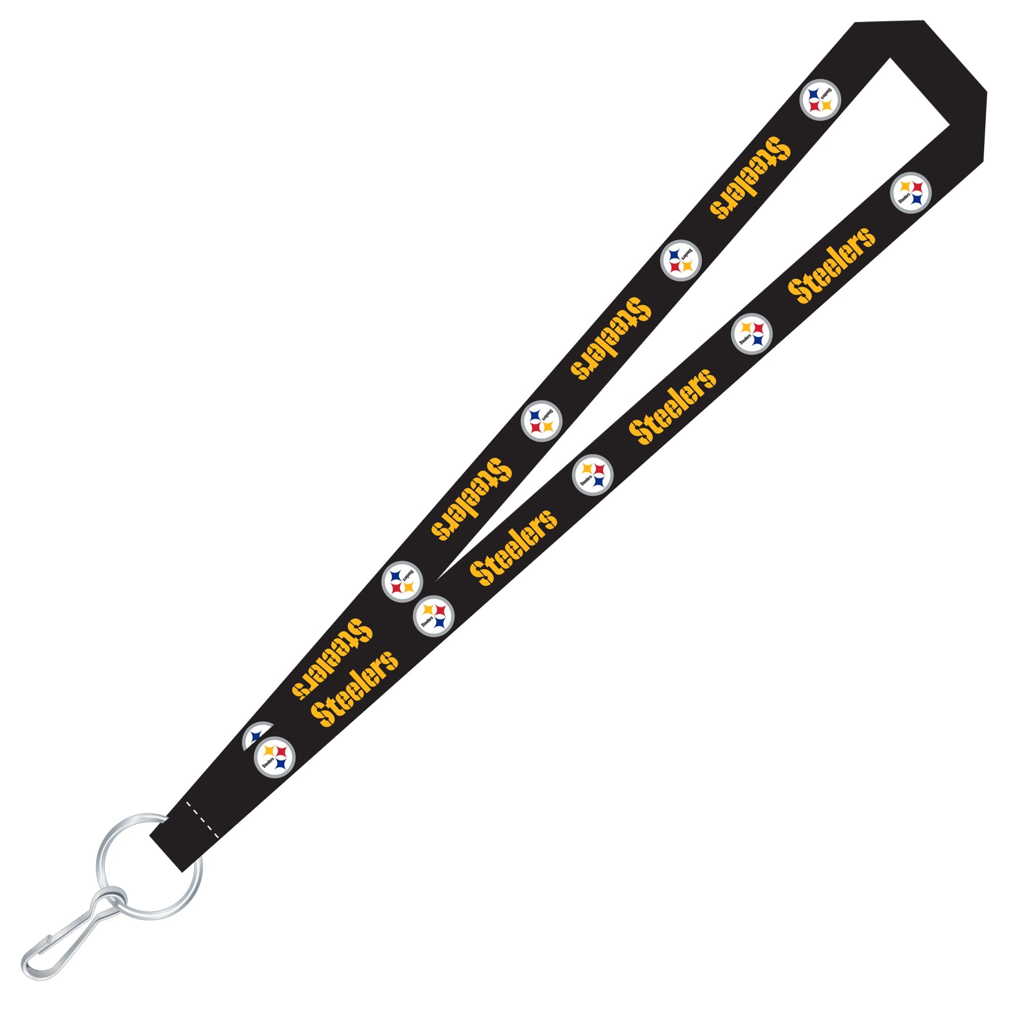 Pittsburgh Steelers Team Color Super Soft Lanyard - Sports Collectibles, Sports Memorabilia, Sports Fan Shop, Sports Gifts