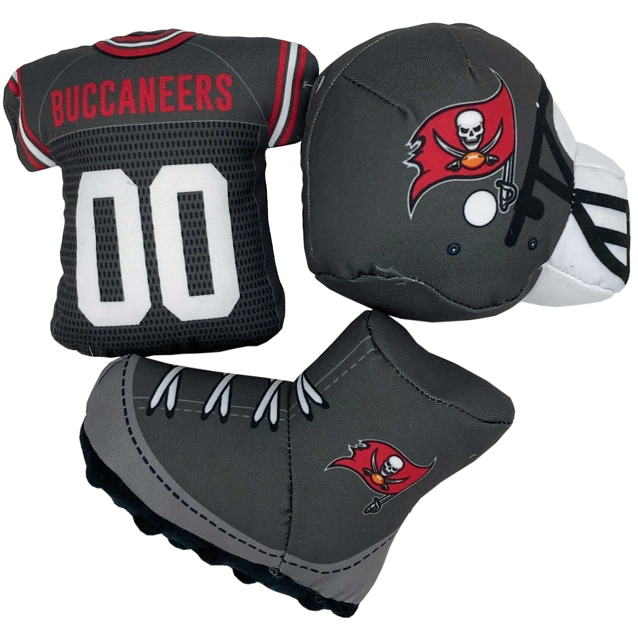 Tampa Bay Buccaneers 3 pc Locker Room Set Pets First - Sports Collectibles, Sports Memorabilia, Sports Fan Shop, Sports Gifts