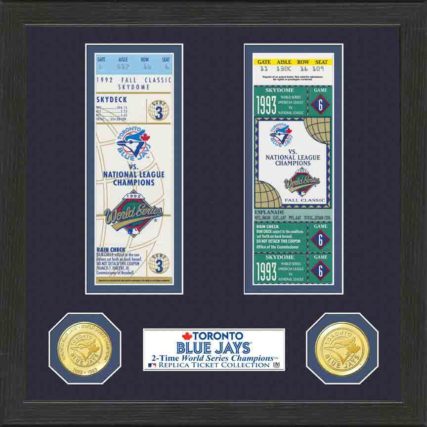 Toronto Blue Jays World Series Ticket Collection - Sports Collectibles, Sports Memorabilia, Sports Fan Shop, Sports Gifts