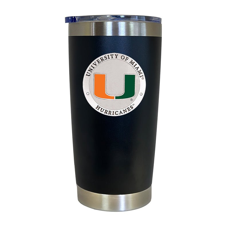 University of Miami Thermal Drink -Black- - Sports Gifts, Sports Memorabilia, Sports Collectibles, Fan Shop